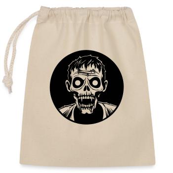 Zombie Undead Halloween Horreur - Sac cadeau en coton avec cordon (25 x 30 cm) - nature - Devant