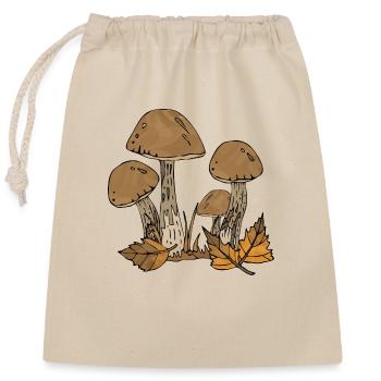 Fungi - Closable cotton gift bag (25x30cm) - nature - Front
