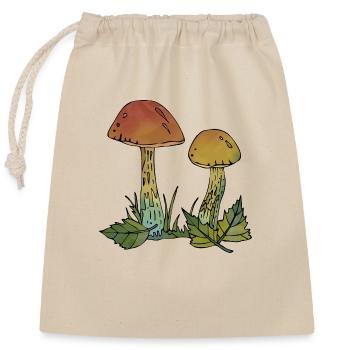 Fungi - Closable cotton gift bag (25x30cm) - nature - Front