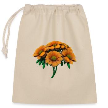 Blume Garten Blumen Hobbygärtner Gärtner Geschenk - Verschließbarer Geschenkbeutel aus Baumwolle (25x30cm) - Natur - Vorne