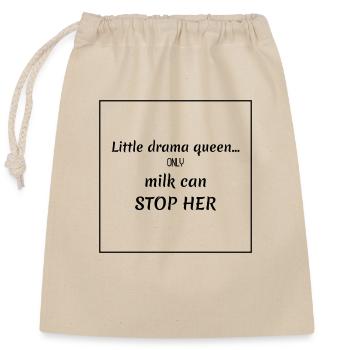 Dictons de bébé - Sac cadeau en coton avec cordon (25 x 30 cm) - nature - Devant