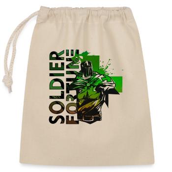 Soldat, Fortune, Militaire, Armée, Guerre, Cool, Marine, Combat - Sac cadeau en coton avec cordon (25 x 30 cm) - nature - Devant