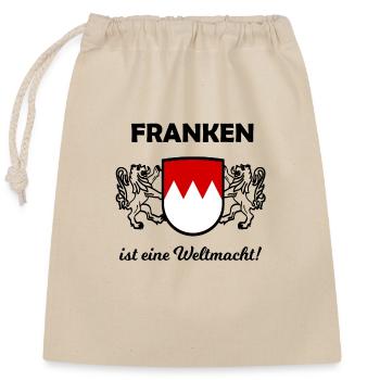 The Franks Are Coming - Closable cotton gift bag (25x30cm) - nature - Front
