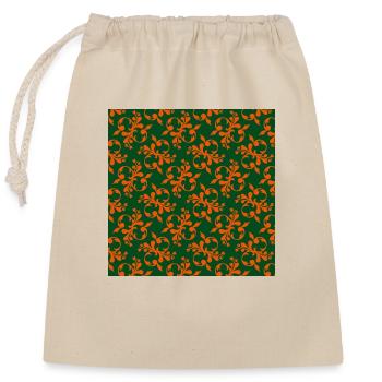 Motif élégant - Sac cadeau en coton avec cordon (25 x 30 cm) - nature - Devant