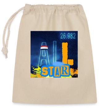 ALL STAR CHEMISTRY - Sac cadeau en coton avec cordon (25 x 30 cm) - nature - Devant