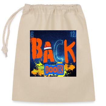 BACK DOOR CHEMISTRY - Sac cadeau en coton avec cordon (25 x 30 cm) - nature - Devant