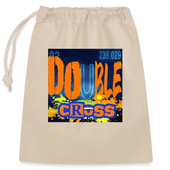 DOUBLE CROSS CHEMISTRY - Closable cotton gift bag (25x30cm) - nature - Front