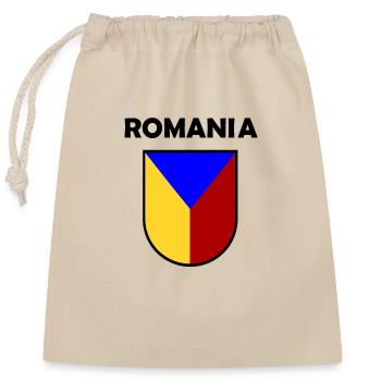Rumänien im Süden Europas - Verschließbarer Geschenkbeutel aus Baumwolle (25x30cm) - Natur - Vorne