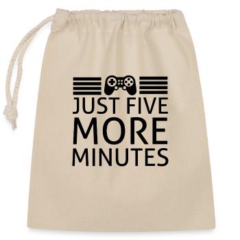 Gamer Idée Cadeau Jeux Vidéo Humour Ado Geek Drôle - Sac cadeau en coton avec cordon (25 x 30 cm) - nature - Devant