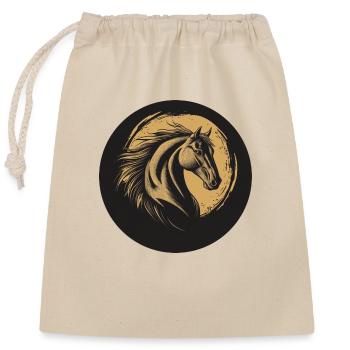 RiderLife - Closable cotton gift bag (25x30cm) - nature - Front