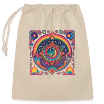 Ramadan Gift Eid Mubarak Islam Allah Muslim - Closable cotton gift bag (25x30cm) - nature - Front
