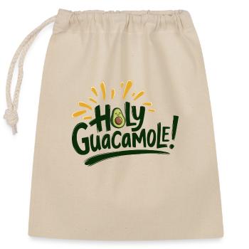 Holy Guacamole! - Closable cotton gift bag (25x30cm) - nature - Front