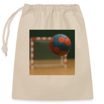 Sport - Handball - Sac cadeau en coton avec cordon (25 x 30 cm) - nature - Devant