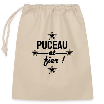 Puceau - Sac cadeau en coton avec cordon (25 x 30 cm) - nature - Devant