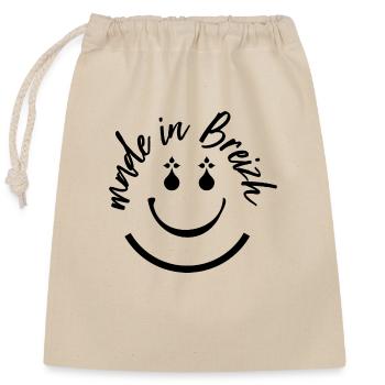 made in Breizh - Closable cotton gift bag (25x30cm) - nature - Front