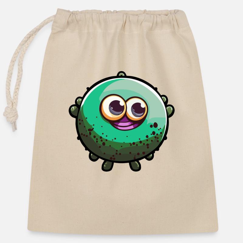 Tim - Closable cotton gift bag (25x30cm) - nature