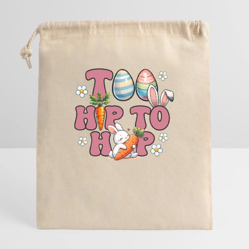 Easter Easter Bunny Easter Eve Easter Sunday Easter Egg Spring Closable cotton gift bag (25x30cm)