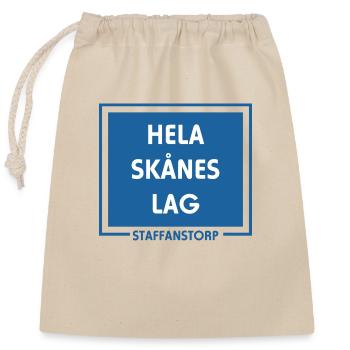 The whole Skåne team Staffanstorp Malmö - Closable cotton gift bag (25x30cm) - nature - Front