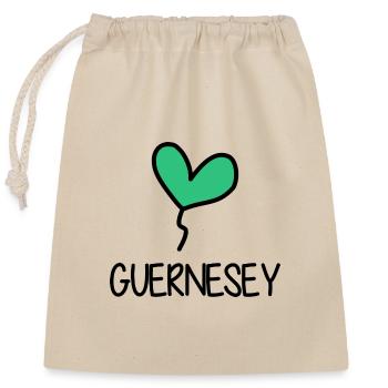 GUERNSEY. VEREINIGTES KÖNIGREICH. ENGLAND - Verschließbarer Geschenkbeutel aus Baumwolle (25x30cm) - Natur - Vorne