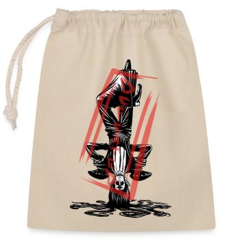 The defeated: Witch Vampire Monster - Closable cotton gift bag (25x30cm) - nature - Front