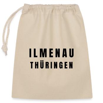 Ilmenau, Thuringe - Sac cadeau en coton avec cordon (25 x 30 cm) - nature - Devant