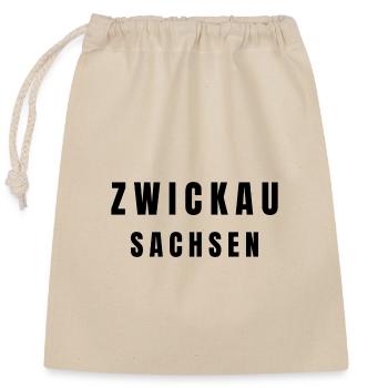 Zwickau, Saxe - Sac cadeau en coton avec cordon (25 x 30 cm) - nature - Devant