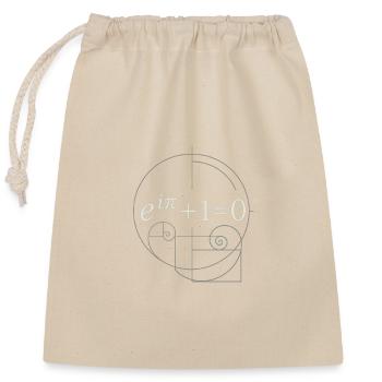 Euler’s Beauty – La plus belle formule - Sac cadeau en coton avec cordon (25 x 30 cm) - nature - Devant