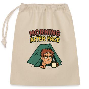 The Morning After Camping Festival - Closable cotton gift bag (25x30cm) - nature - Front