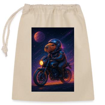RockyZoo19 - Closable cotton gift bag (25x30cm) - nature - Front