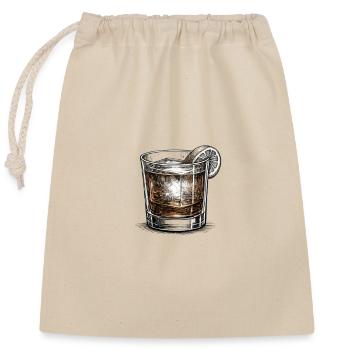Negroni - Closable cotton gift bag (25x30cm) - nature - Front