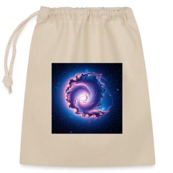 Spiral of the Galaxy - Closable cotton gift bag (25x30cm) - nature - Front