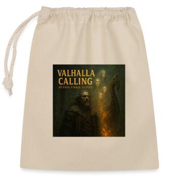 Valhalla Calling - Verschließbarer Geschenkbeutel aus Baumwolle (25x30cm) - Natur - Vorne