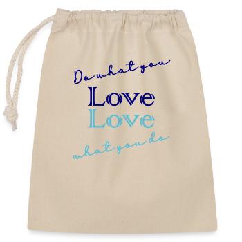 CITATION,CITATIONS,MESSAGE, MESSAGE,HUMOUR - Sac cadeau en coton avec cordon (25 x 30 cm) - nature - Devant