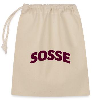 Sosse Forever - Closable cotton gift bag (25x30cm) - nature - Front