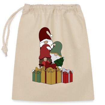 Brownie - Closable cotton gift bag (25x30cm) - nature - Front