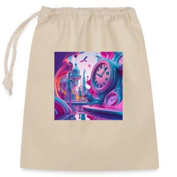 Hypersurrealism - Closable cotton gift bag (25x30cm) - nature - Front