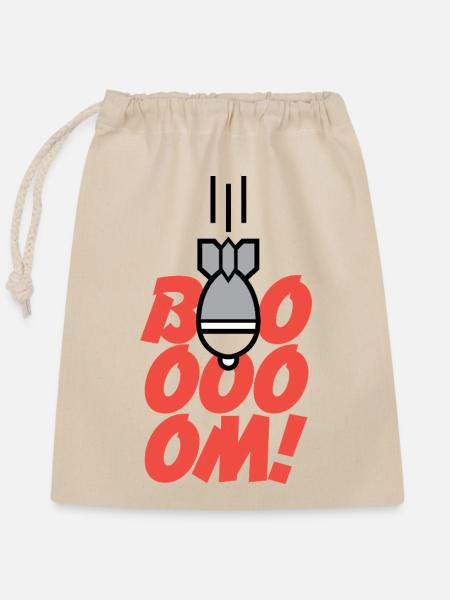 Boom – eine Schweizer Ikone - Verschließbarer Geschenkbeutel aus Baumwolle (25x30cm) - Natur