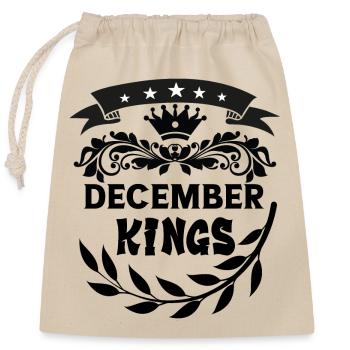 December Kings - Closable cotton gift bag (25x30cm) - nature - Front