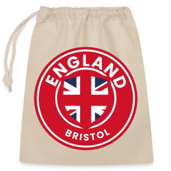 England Bristol Roundel Emblem - Verschließbarer Geschenkbeutel aus Baumwolle (25x30cm) - Natur - Vorne