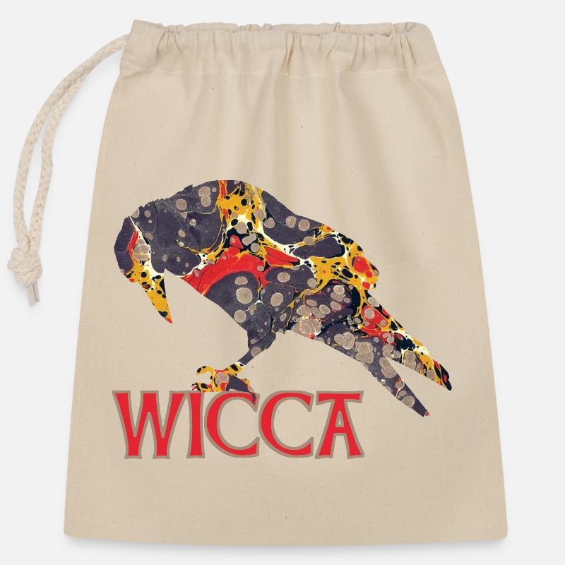 Corbeau E 202 - Sac cadeau en coton avec cordon (25 x 30 cm) - nature