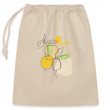 Lemon Lemon Juice - Expressionist - Art - Closable cotton gift bag (25x30cm) - nature - Front