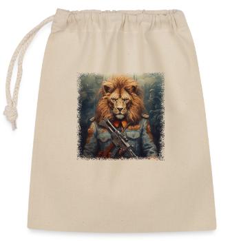 best selling cat art children africa sayings - Verschließbarer Geschenkbeutel aus Baumwolle (25x30cm) - Natur - Vorne