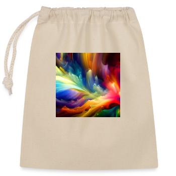 A Symphony of Colors - Verschließbarer Geschenkbeutel aus Baumwolle (25x30cm) - Natur - Vorne