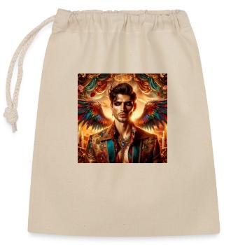 Lucifer | Flamboyant Collection - Closable cotton gift bag (25x30cm) - nature - Front