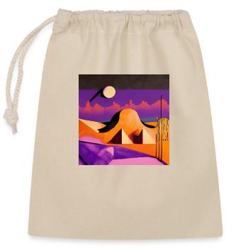 A secret place - Closable cotton gift bag (25x30cm) - nature - Front