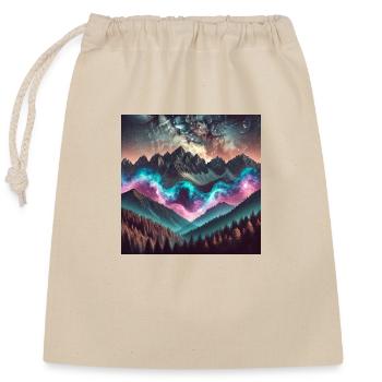 Surreal cityscape - Closable cotton gift bag (25x30cm) - nature - Front