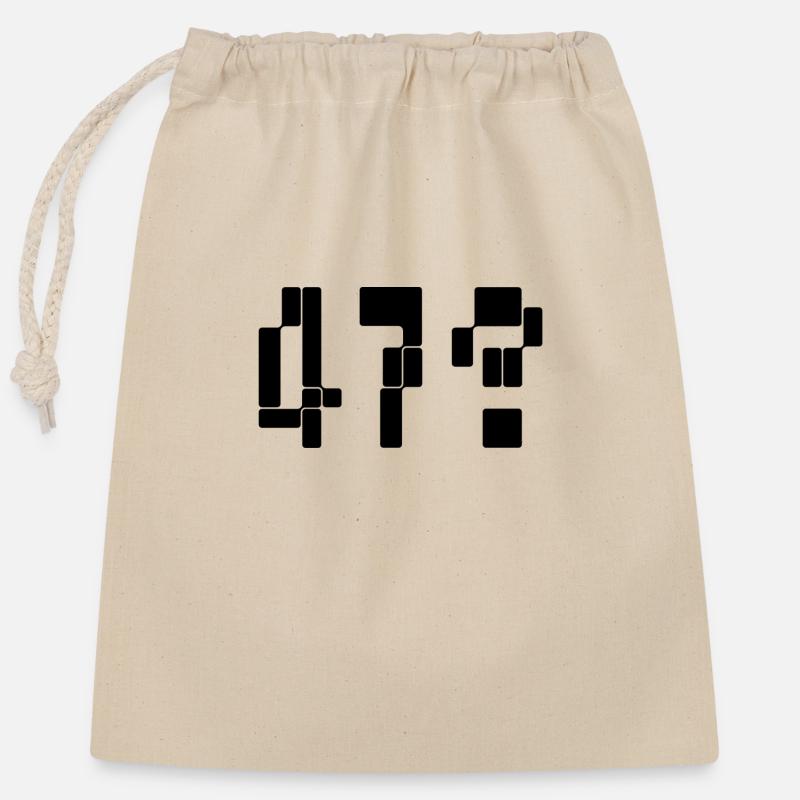 Element 6 / 47 - Verschließbarer Geschenkbeutel aus Baumwolle (25x30cm) - Natur