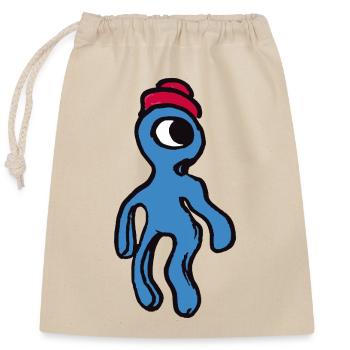 Alien Philip - Closable cotton gift bag (25x30cm) - nature - Front