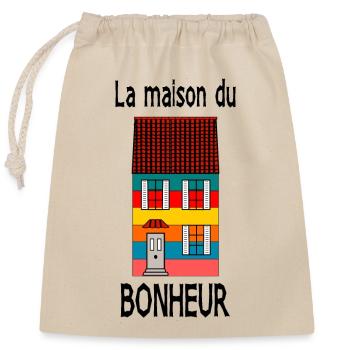 anniversary. Anniversary Decade. humor. funny - Closable cotton gift bag (25x30cm) - nature - Front