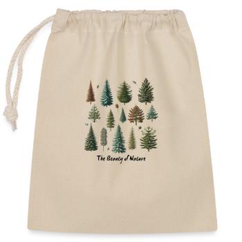 La beauté de la nature, des arbres et des fruits d’autrefois - Sac cadeau en coton avec cordon (25 x 30 cm) - nature - Devant